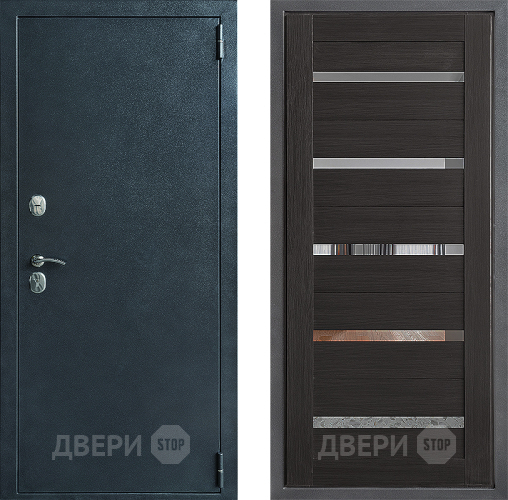 Входная металлическая Дверь Дверной континент ДК-70 Дизайн ФЛ-47 Венге в Люберцах