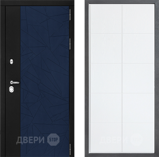 Входная металлическая Дверь Дверной континент ДК-9 ФЛ-Кватро Белое дерево в Люберцах