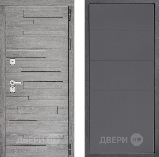 Дверь Дверной континент ДК-10 ФЛ-649 Графит софт в Люберцах