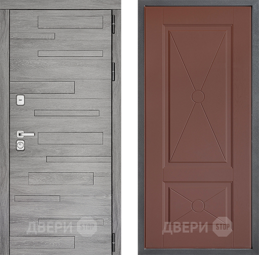 Дверь Дверной континент ДК-10 ФЛ-617 Ясень шоколадный в Люберцах