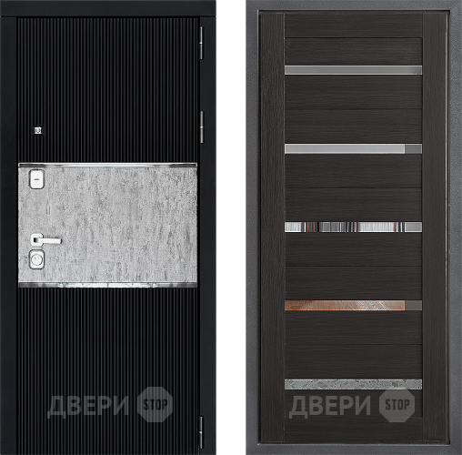 Входная металлическая Дверь Дверной континент ДК-13 ФЛ-47 Венге в Люберцах