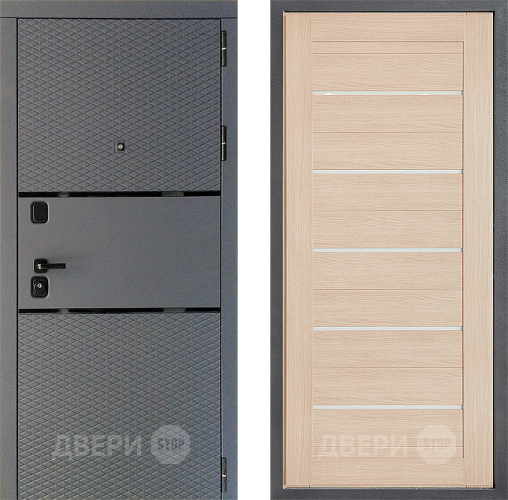 Дверь Дверной континент Диамант Дизайн ФЛ-46 Капучино в Люберцах