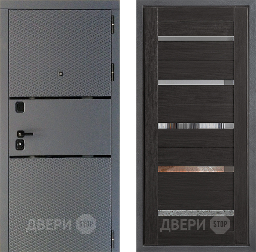 Входная металлическая Дверь Дверной континент Диамант Дизайн ФЛ-47 Венге в Люберцах