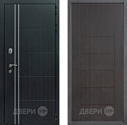 Дверь Дверной континент Теплолюкс Дизайн ФЛ-Лайн Венге в Люберцах
