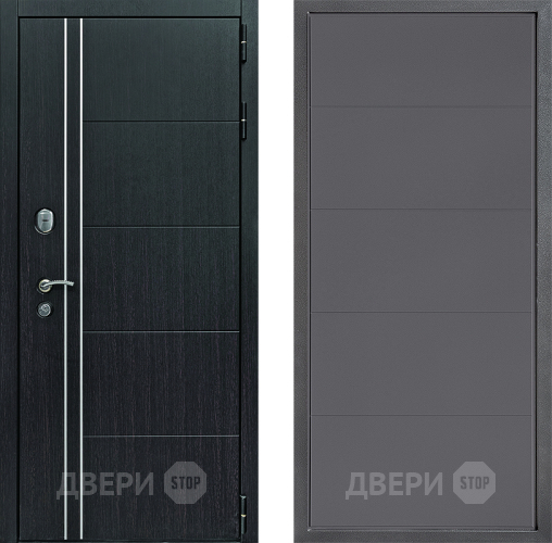 Дверь Дверной континент Теплолюкс Дизайн ФЛ-649 Графит софт в Люберцах