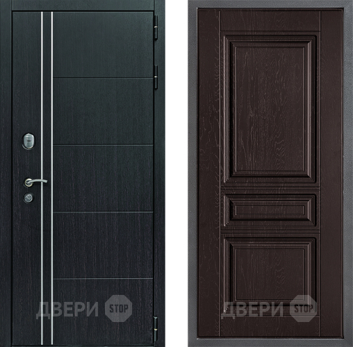 Дверь Дверной континент Теплолюкс Дизайн ФЛ-243 Дуб шоколадный в Люберцах