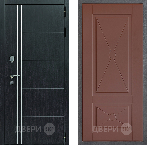 Дверь Дверной континент Теплолюкс Дизайн ФЛ-617 Ясень шоколадный в Люберцах