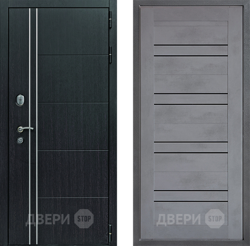 Дверь Дверной континент Теплолюкс Дизайн ФЛ-49 Бетон серый в Люберцах