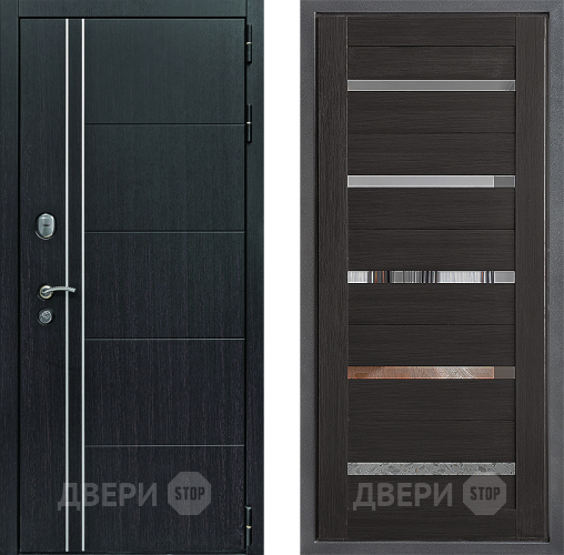 Дверь Дверной континент Теплолюкс Дизайн ФЛ-47 Венге в Люберцах