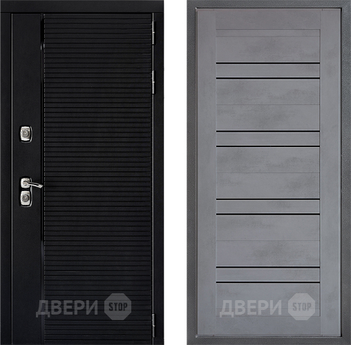 Дверь Дверной континент ДК-1 ФЛ-49 Бетон серый в Люберцах