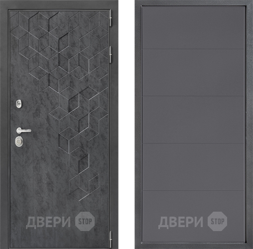 Дверь Дверной континент ДК-3/713 ФЛ-649 Графит софт в Люберцах