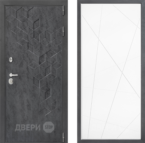 Дверь Дверной континент ДК-3/713 ФЛ-655 Белый софт в Люберцах