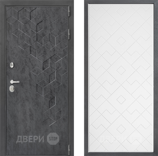 Дверь Дверной континент ДК-3/713 ФЛ-Тиффани Белый софт в Люберцах