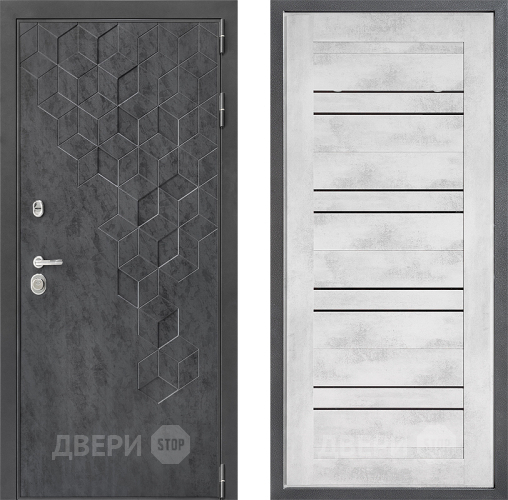 Дверь Дверной континент ДК-3/713 ФЛ-49 Бетон снежный в Люберцах