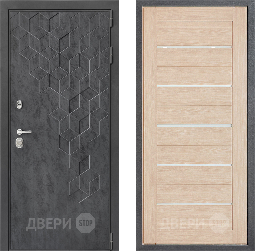 Входная металлическая Дверь Дверной континент ДК-3/713 ФЛ-46 Капучино в Люберцах