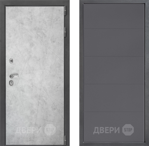 Дверь Дверной континент ДК-3/743 ФЛ-649 Графит софт в Люберцах