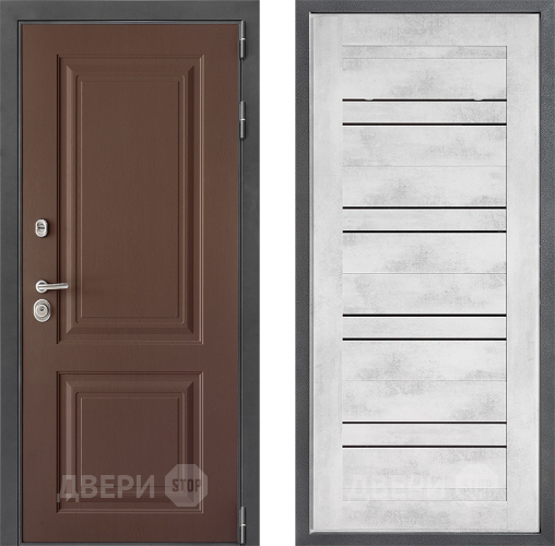 Дверь Дверной континент ДК-3/729 ФЛ-49 Бетон снежный в Люберцах