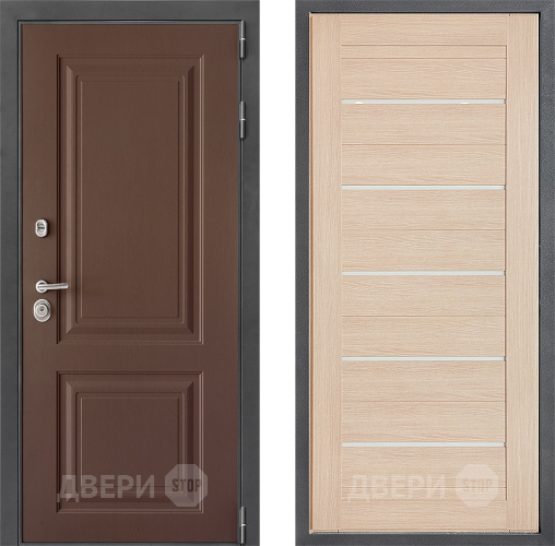Входная металлическая Дверь Дверной континент ДК-3/729 ФЛ-46 Капучино в Люберцах