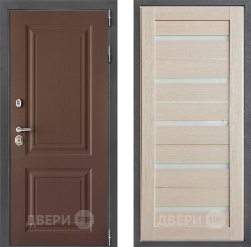 Входная металлическая Дверь Дверной континент ДК-3/729 ФЛ-47 Капучино в Люберцах