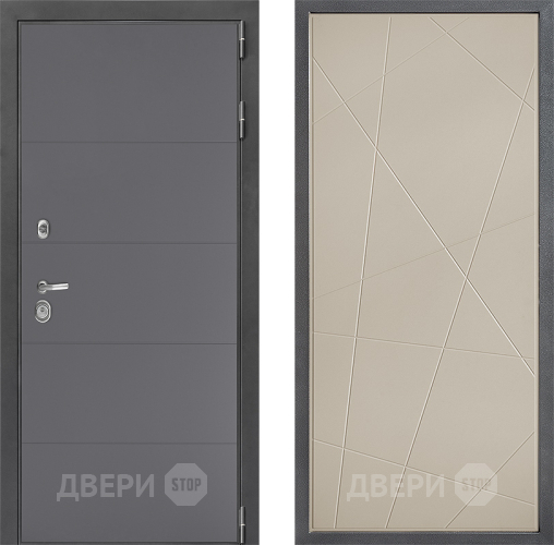 Входная металлическая Дверь Дверной континент ДК-3/649 ФЛ-655 Капучино в Люберцах