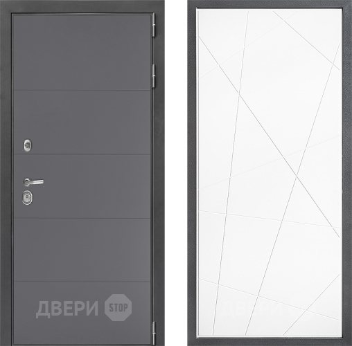 Дверь Дверной континент ДК-3/649 ФЛ-655 Белый софт в Люберцах