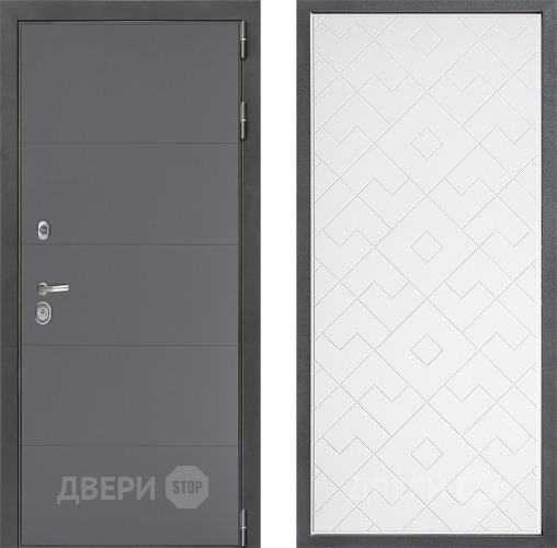 Дверь Дверной континент ДК-3/649 ФЛ-Тиффани Белый софт в Люберцах