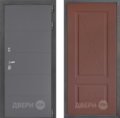 Дверь Дверной континент ДК-3/649 ФЛ-617 Ясень шоколадный в Люберцах