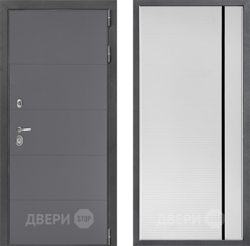 Дверь Дверной континент ДК-3/649 ФЛ-757 Черное Стекло Софт милк в Люберцах