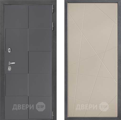 Входная металлическая Дверь Дверной континент ДК-3/606 ФЛ-655 Капучино в Люберцах