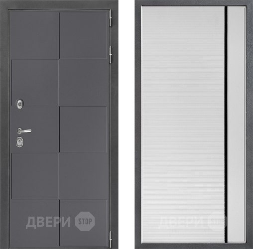Дверь Дверной континент ДК-3/606 ФЛ-757 Черное Стекло Софт милк в Люберцах