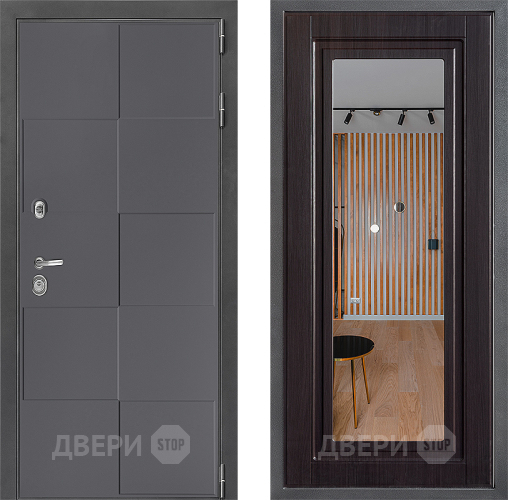 Дверь Дверной континент ДК-3/606 ФЛЗ Зеркало Венге в Люберцах