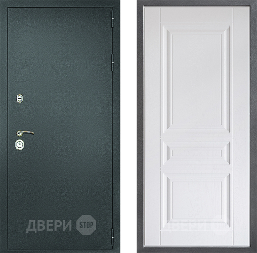 Входная металлическая Дверь Дверной континент Рубикон Серебро Дизайн ФЛ-243 Альберо Браш серебро в Люберцах