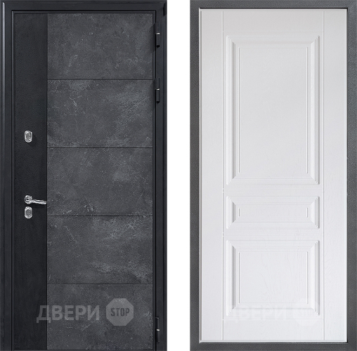 Дверь Дверной континент ДК-15 Бетон ТЕРМО ФЛ-243 Альберо Браш серебро в Люберцах