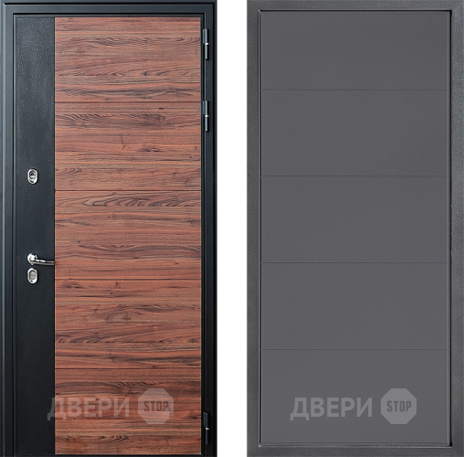 Дверь Дверной континент ДК-15 Красное Дерево ТЕРМО ФЛ-649 Графит софт в Люберцах