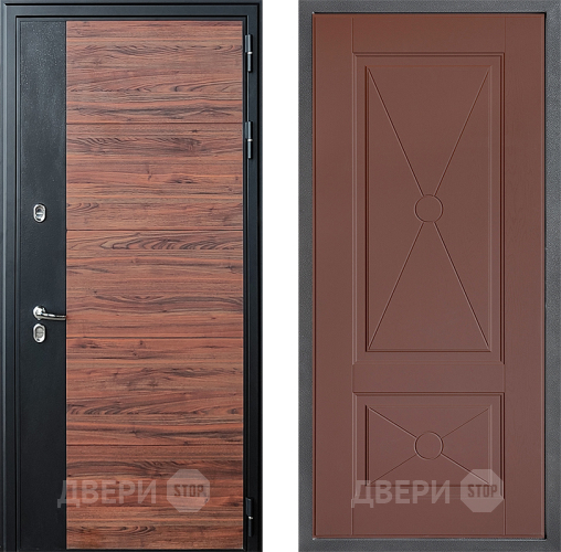 Дверь Дверной континент ДК-15 Красное Дерево ТЕРМО ФЛ-617 Ясень шоколадный в Люберцах
