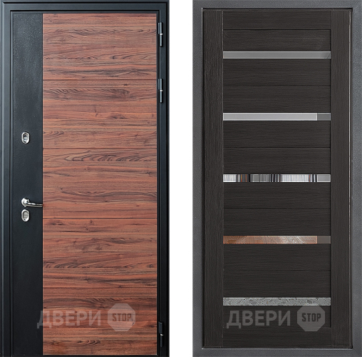 Дверь Дверной континент ДК-15 Красное Дерево ТЕРМО ФЛ-47 Венге в Люберцах