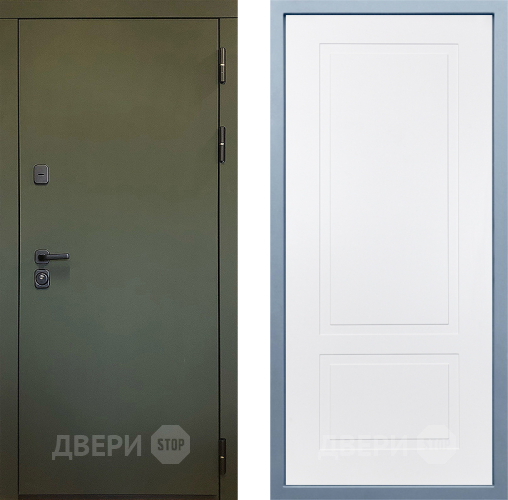 Входная металлическая Дверь Дива МД-61 Н-7 Белый в Люберцах