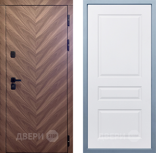 Входная металлическая Дверь Дива МД-98 Д-13 Белый в Люберцах