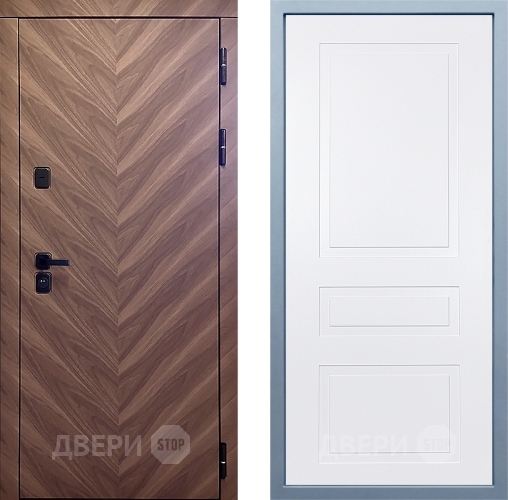 Входная металлическая Дверь Дива МД-98 Н-13 Белый в Люберцах