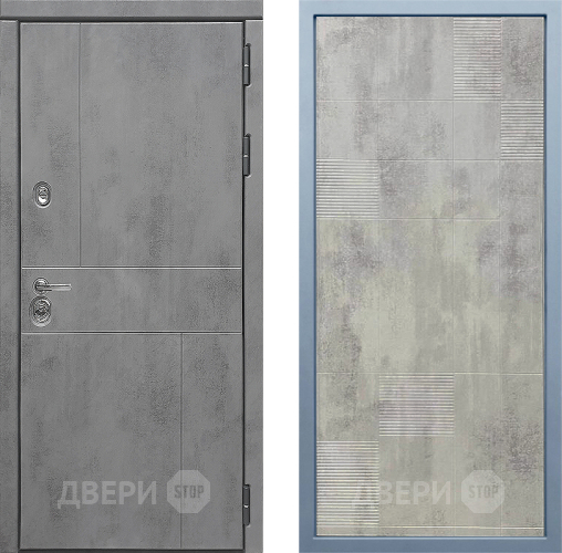 Входная металлическая Дверь Дива МД-48 Д-4 Бетон темный в Люберцах