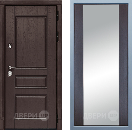 Дверь Дива МД-90 Д-15 Зеркало Венге в Люберцах
