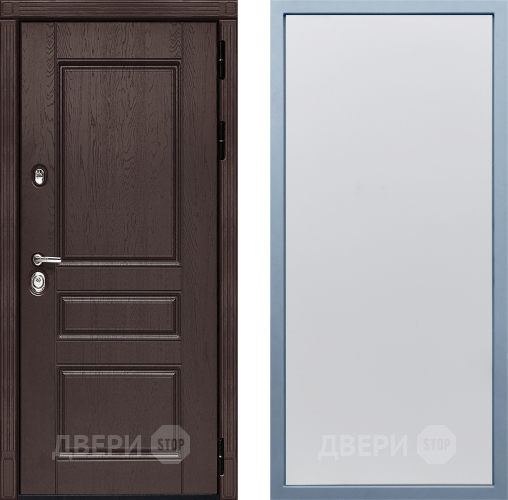 Входная металлическая Дверь Дива МД-90 Н-1 Белый в Люберцах
