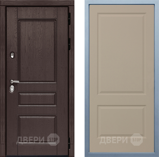 Входная металлическая Дверь Дива МД-90 Д-7 Шампань в Люберцах