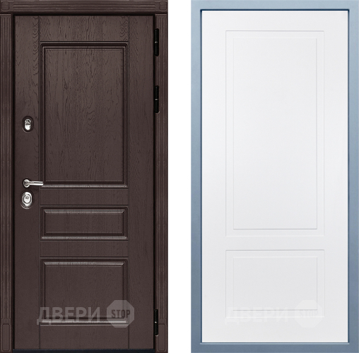 Дверь Дива МД-90 Н-7 Белый в Люберцах
