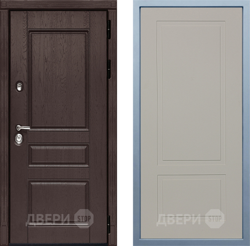 Входная металлическая Дверь Дива МД-90 Н-7 Шампань в Люберцах