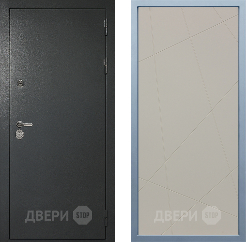 Входная металлическая Дверь Дива МД-40 Титан Д-11 Шампань в Люберцах