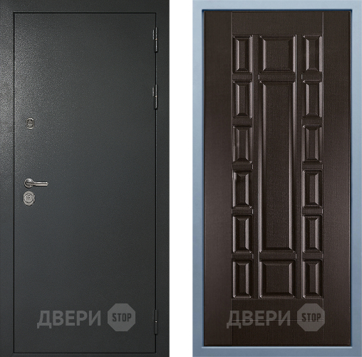 Входная металлическая Дверь Дива МД-40 Титан М-2 Венге в Люберцах