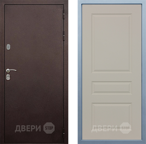Входная металлическая Дверь Дива МД-40 Медь Д-13 Шампань в Люберцах