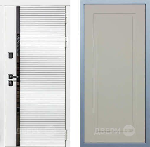 Входная металлическая Дверь Дива МХ-45 Белая STR Н-10 Шампань в Люберцах