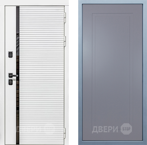 Входная металлическая Дверь Дива МХ-45 Белая STR Н-10 Силк Маус в Люберцах